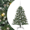 Vidaxl kunstkerstboom met 150 led groen 120 cm pvc en plastic en staal