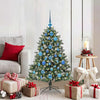 Vidaxl kunstkerstboom met 150 led groen 120 cm pvc en plastic en staal
