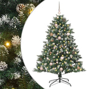 Vidaxl kunstkerstboom groen 150 cm pvc en plastic en staal - afbeelding 2