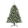 Vidaxl kunstkerstboom met 150 led groen 150 cm pvc en plastic en staal