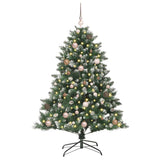 Vidaxl kunstkerstboom groen 150 cm pvc en plastic en staal - afbeelding 3