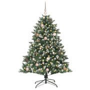 Vidaxl kunstkerstboom groen 150 cm pvc en plastic en staal - afbeelding 3
