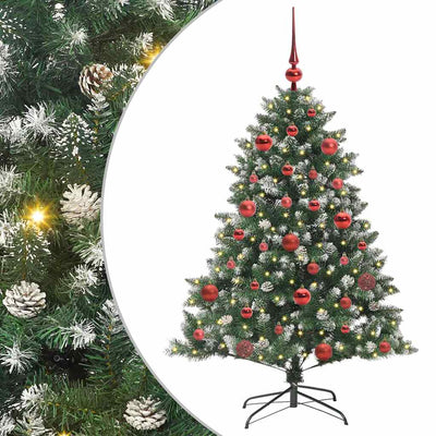 Vidaxl kunstkerstboom groen 150 cm pvc en plastic en staal