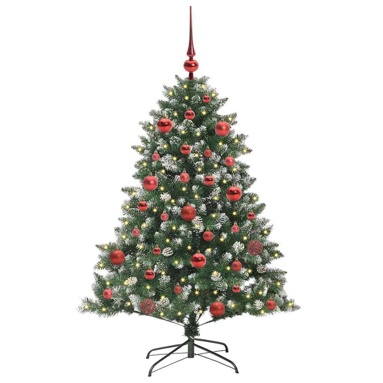 Vidaxl kunstkerstboom groen 150 cm pvc en plastic en staal