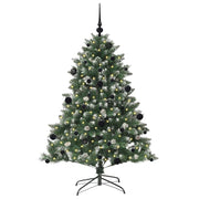 Vidaxl kunstkerstboom groen 150 cm pvc en plastic en staal - afbeelding 3