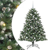 Vidaxl kunstkerstboom met 150 led groen 150 cm pvc en plastic en staal