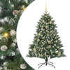 Vidaxl kunstkerstboom met 150 led groen 150 cm pvc en plastic en staal