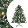 Vidaxl kunstkerstboom met 150 led groen 150 cm pvc en plastic en staal