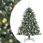 Vidaxl kunstkerstboom groen 150 cm pvc en plastic en staal - afbeelding 2