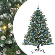 Vidaxl kunstkerstboom groen 150 cm pvc en plastic en staal - afbeelding 2