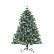 Vidaxl kunstkerstboom groen 150 cm pvc en plastic en staal - afbeelding 3