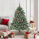 Vidaxl kunstkerstboom groen 150 cm pvc en plastic en staal