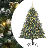 Vidaxl kunstkerstboom met 300 led groen 180 cm pvc en plastic en staal - afbeelding 2