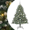 Vidaxl kunstkerstboom met 300 led groen 180 cm pvc en plastic en staal