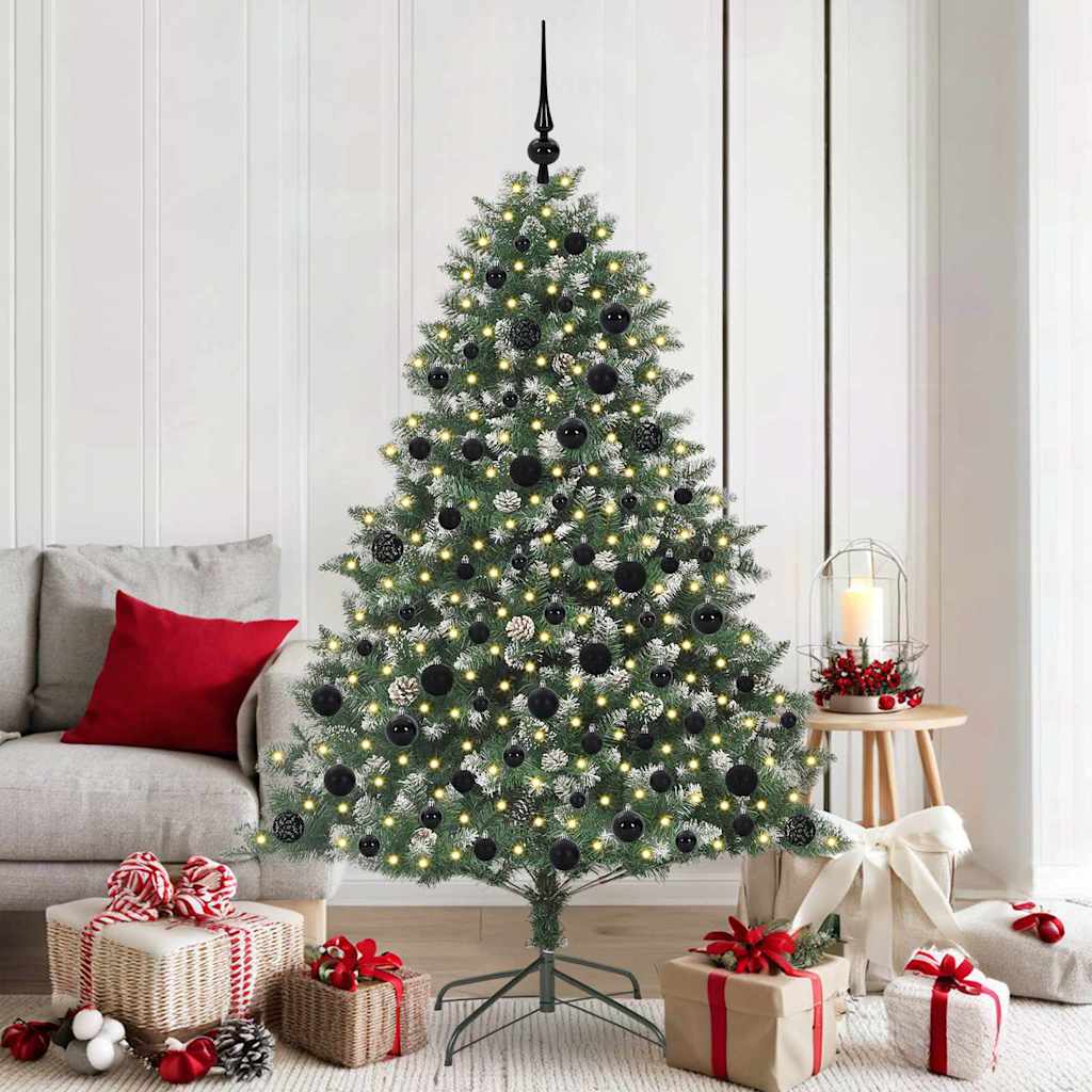 Vidaxl kunstkerstboom groen 180 cm pvc en plastic en staal