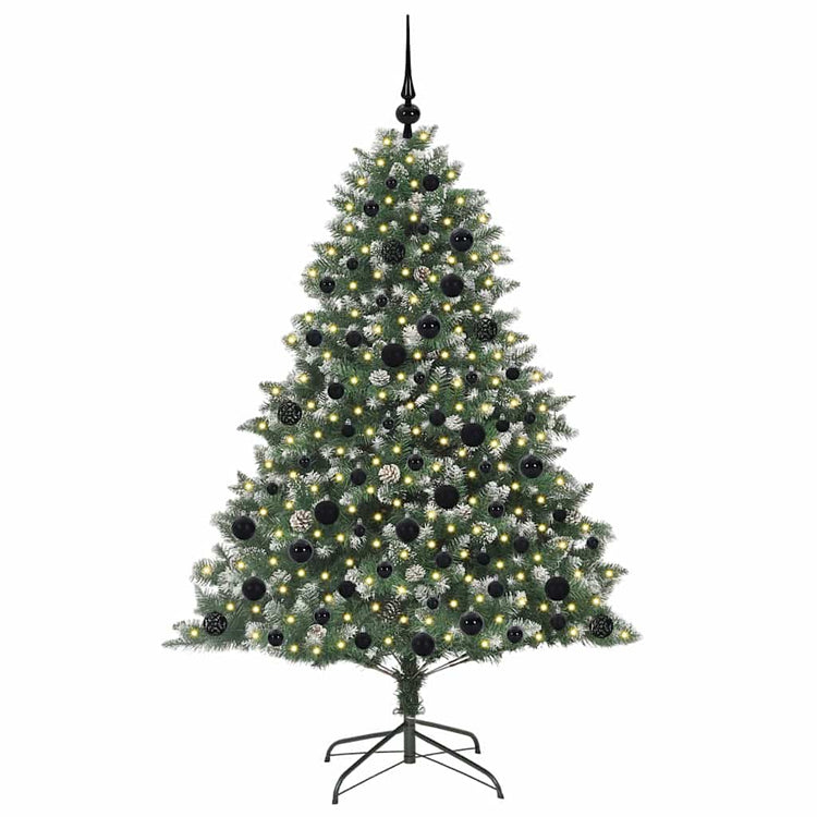 Vidaxl kunstkerstboom groen 180 cm pvc en plastic en staal