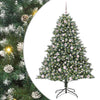 Vidaxl kunstkerstboom met 300 led groen 180 cm pvc en plastic en staal