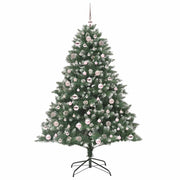 Vidaxl kunstkerstboom groen 180 cm pvc en plastic en staal - afbeelding 3