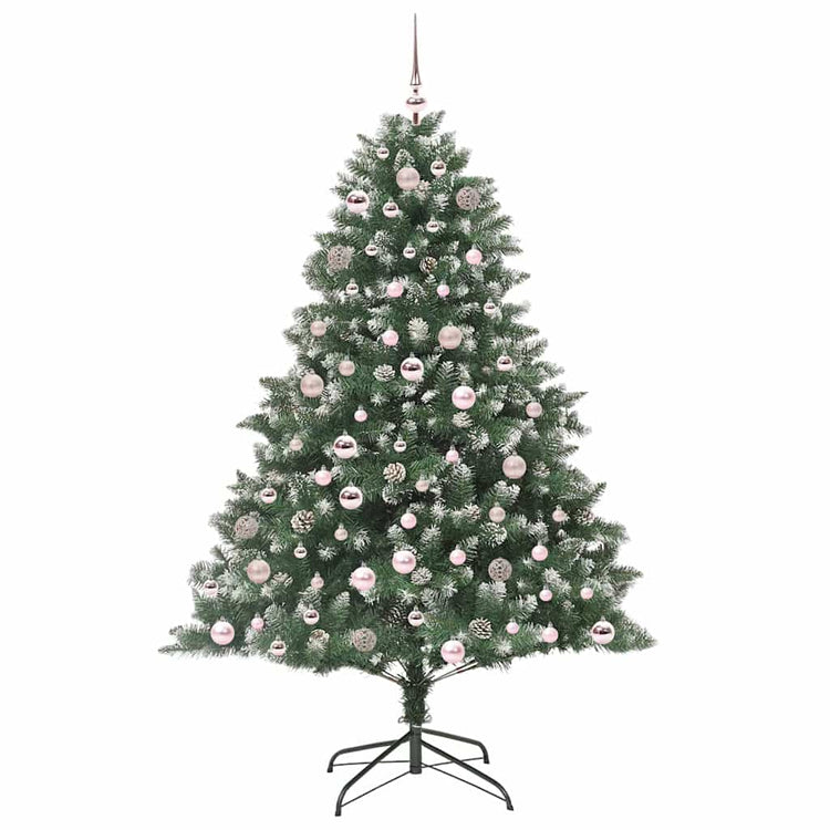 Vidaxl kunstkerstboom groen 180 cm pvc en plastic en staal