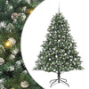 Vidaxl kunstkerstboom met 300 led groen 180 cm pvc en plastic en staal