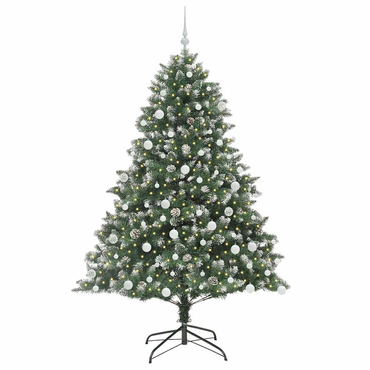 Vidaxl kunstkerstboom groen 180 cm pvc en plastic en staal