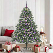Vidaxl kunstkerstboom groen 180 cm pvc en plastic en staal - afbeelding 1