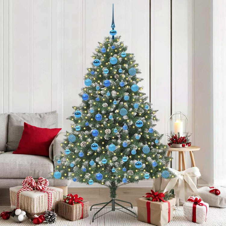 Vidaxl kunstkerstboom groen 180 cm pvc en plastic en staal
