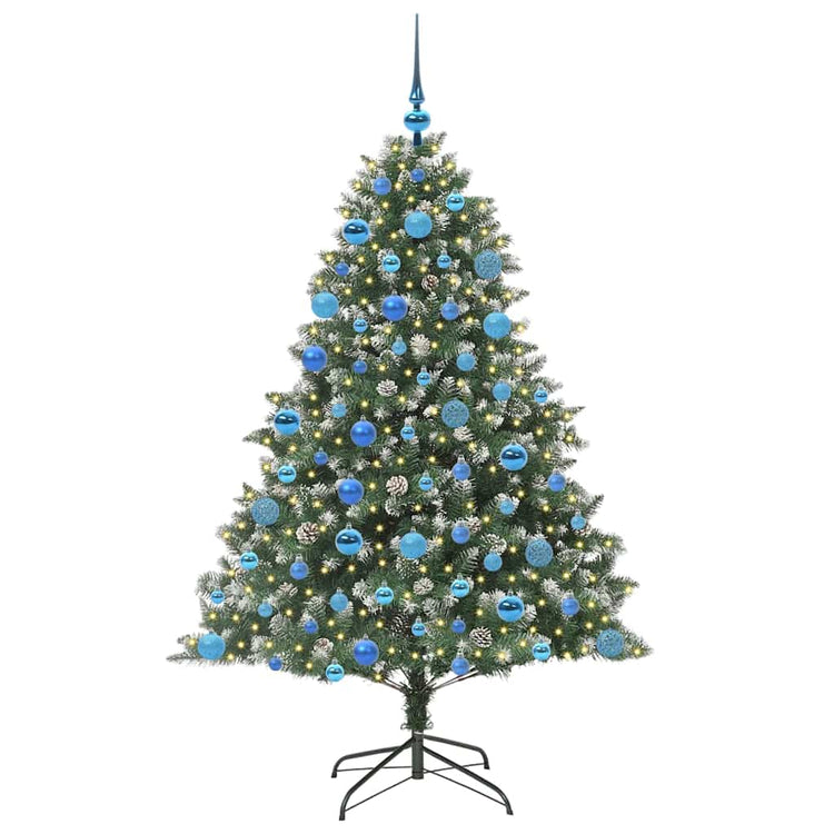 Vidaxl kunstkerstboom groen 180 cm pvc en plastic en staal