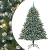 Vidaxl kunstkerstboom met 300 led groen 210 cm pvc en plastic en staal