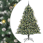 Vidaxl kunstkerstboom groen 240 cm pvc en plastic en staal - afbeelding 2
