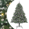 Vidaxl kunstkerstboom met 300 led groen 240 cm pvc en plastic en staal