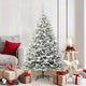 Vidaxl artificial pre-lit kerstboom met ballenset groen 150 cm