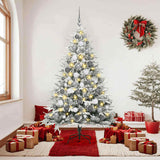 Vidaxl artificial pre-lit kerstboom met ballenset groen 180 cm - afbeelding 1