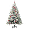Vidaxl artificial pre-lit kerstboom met ballenset groen 210 cm