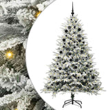 Vidaxl artificial pre-lit kerstboom met ballenset groen 210 cm - afbeelding 2