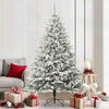 Vidaxl artificial pre-lit kerstboom met ballenset groen 210 cm