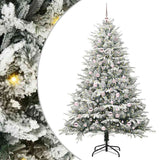 Vidaxl artificial pre-lit kerstboom met ballenset groen 210 cm - afbeelding 2