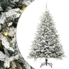 Vidaxl artificial pre-lit kerstboom met ballenset groen 210 cm