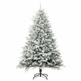 Vidaxl artificial pre-lit kerstboom met ballenset groen 210 cm - afbeelding 3