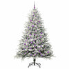 Vidaxl artificial pre-lit kerstboom met ballenset groen 210 cm
