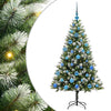 Vidaxl kunstmatige scharnierkerstboom met bedekte sneeuw 150 cm