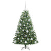 Vidaxl kunstmatige inklapbare kerstboom groen 120 cm pvc en metaal
