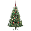 Vidaxl kunstmatige inklapbare kerstboom groen 120 cm pvc en metaal