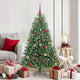 Vidaxl kunstmatige inklapbare kerstboom groen 150 cm pvc en metaal