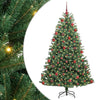 Vidaxl kunstmatige inklapbare kerstboom groen 180 cm pvc en metaal