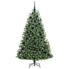 Vidaxl kunstmatige inklapbare kerstboom groen 180 cm pvc en metaal