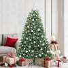 Vidaxl kunstmatige inklapbare kerstboom groen 180 cm pvc en metaal