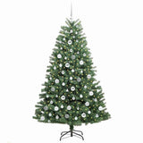 Vidaxl kunstmatige inklapbare kerstboom groen 180 cm pvc en metaal - afbeelding 3