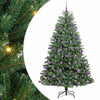 Vidaxl kunstmatige inklapbare kerstboom groen 180 cm pvc en metaal