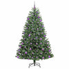 Vidaxl kunstmatige inklapbare kerstboom groen 180 cm pvc en metaal